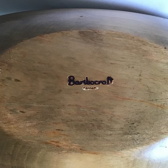 Vintage Baribocraft  Large Oblong Wood Bowl - Picture 9 of 9